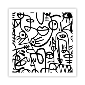 Plakát - Tváře a přeludy - 60x60 cm