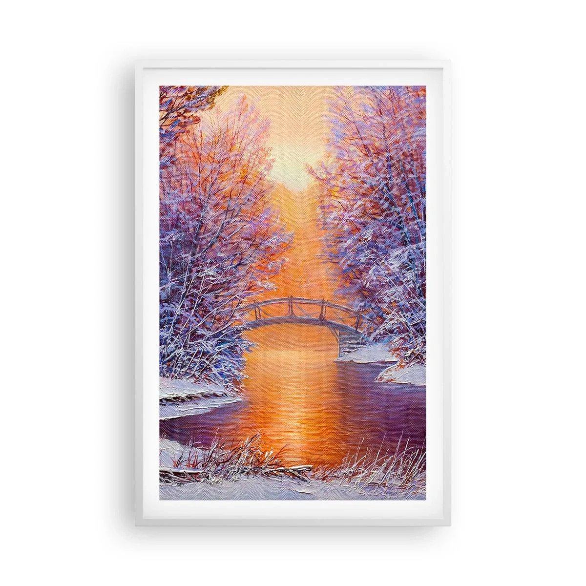 Plakát v bílém rámu - Sejdeme se zde - 61x91 cm