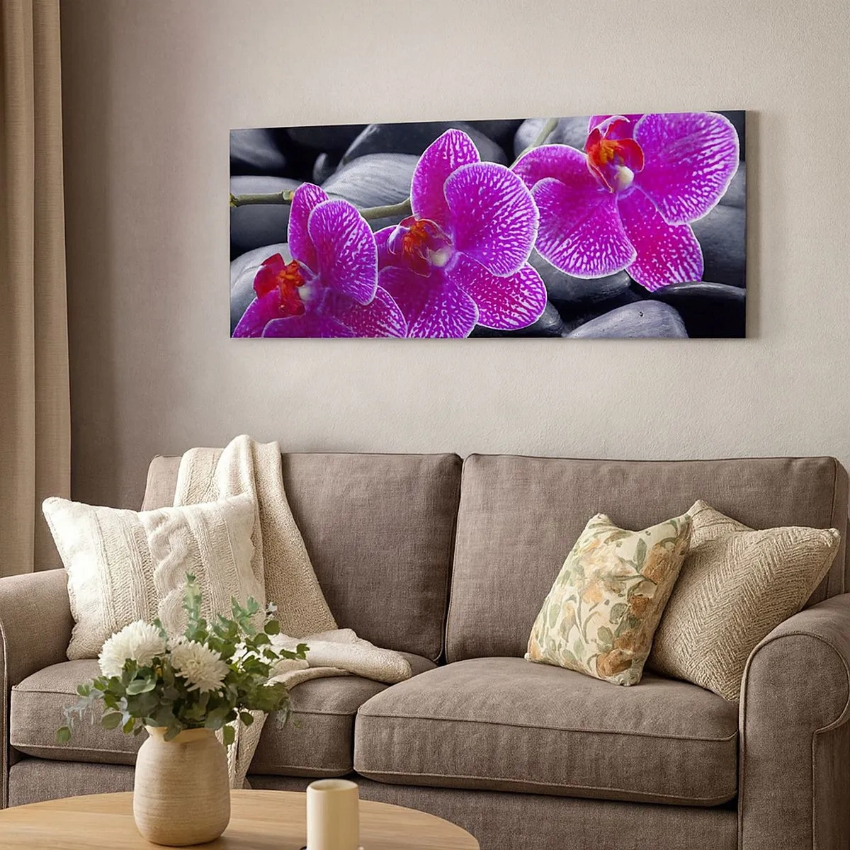 Obraz na plátně - Kameny se rozzářily nadšením - 100x40 cm