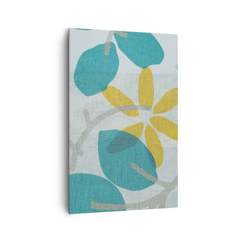 Obraz na plátně - Mezi azurovými listy - 80x120 cm