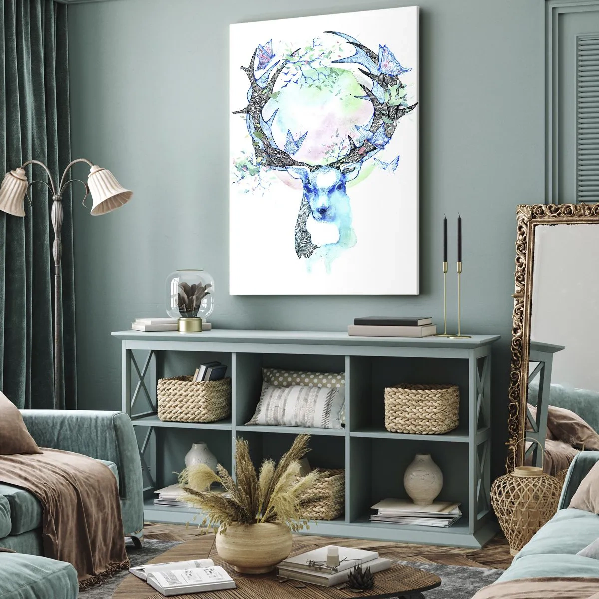 Obraz na plátně - Síla a jemnost přírody - 80x120 cm