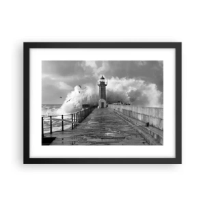 Plakát v černém rámu - Nebojácná - 40x30 cm