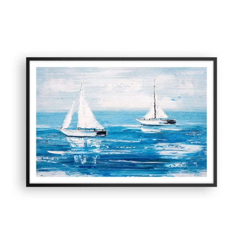 Plakát v černém rámu - S přítelem po boku - 91x61 cm