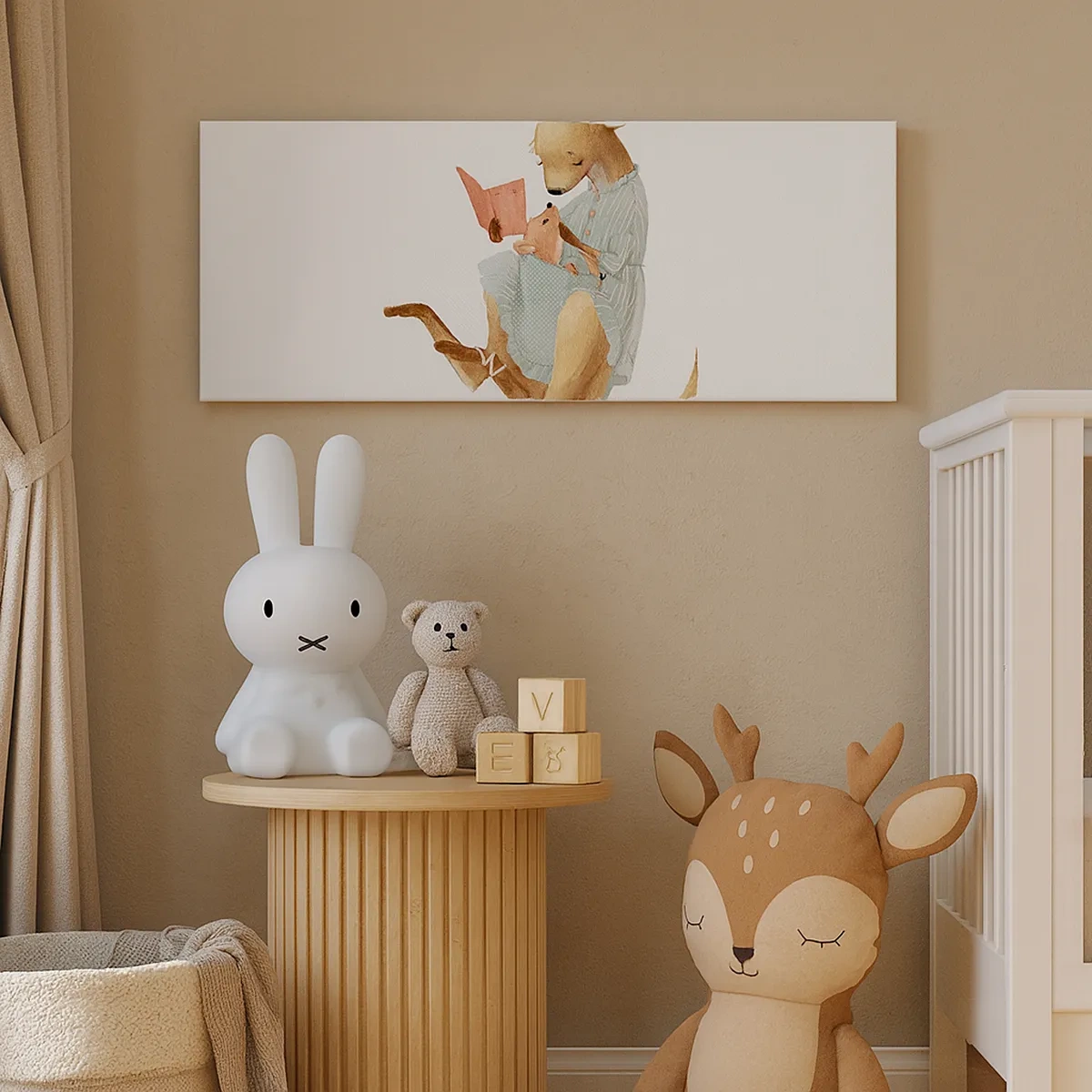 Obraz na plátně - Přečti mi, mami - 30x30 cm