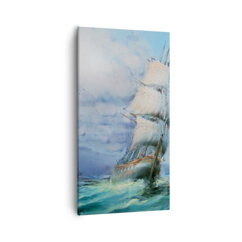 Obraz na plátně - Šťastnou cestu - 55x100 cm