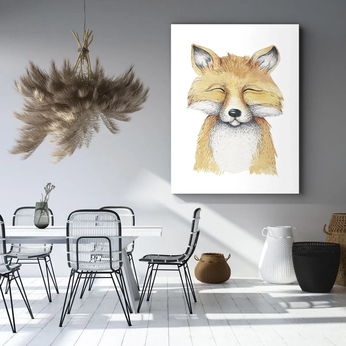 Obraz na plátně - Liščí rozladěnost - 50x70 cm