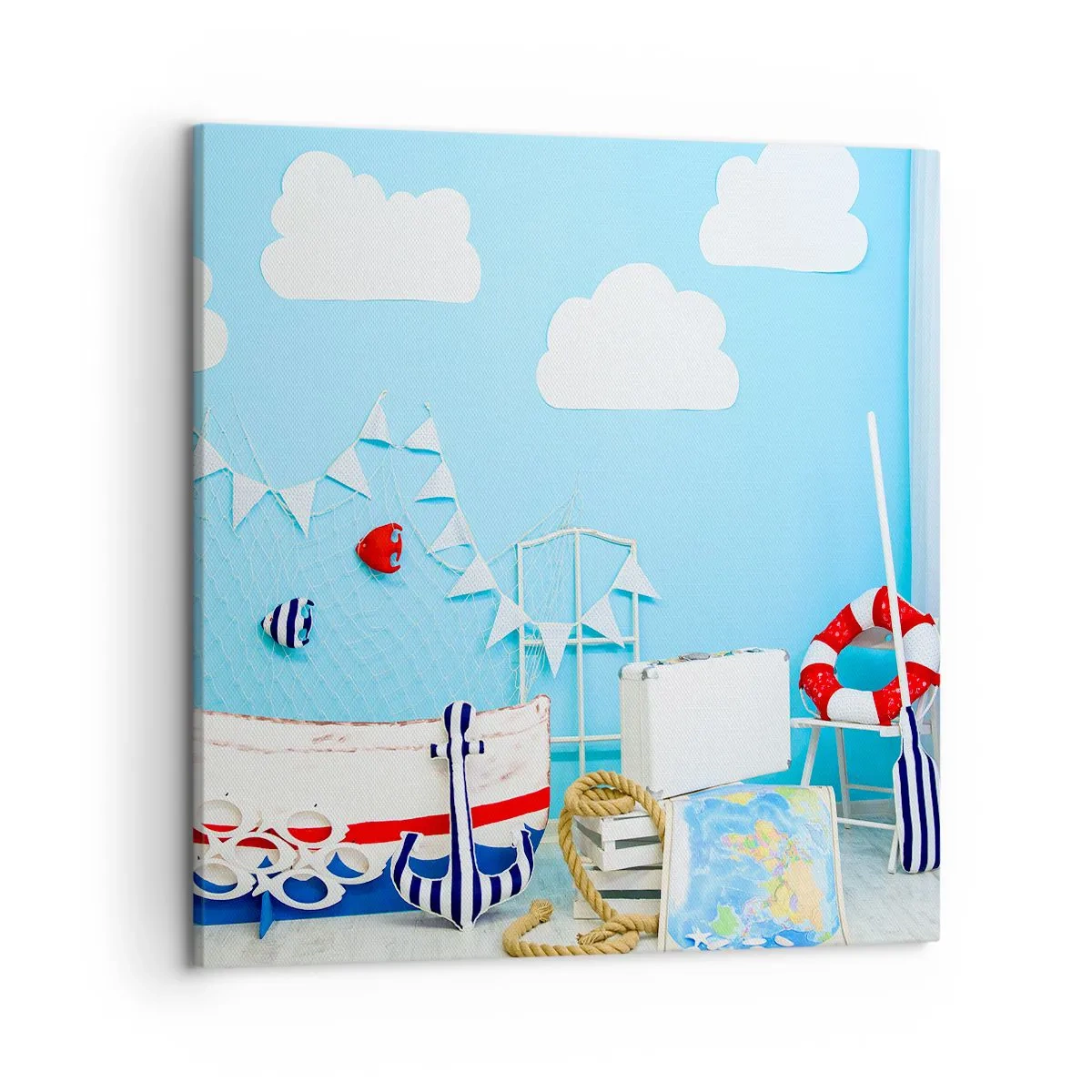 Obraz na plátně - Dětský stesk za dobrodružstvím - 50x50 cm