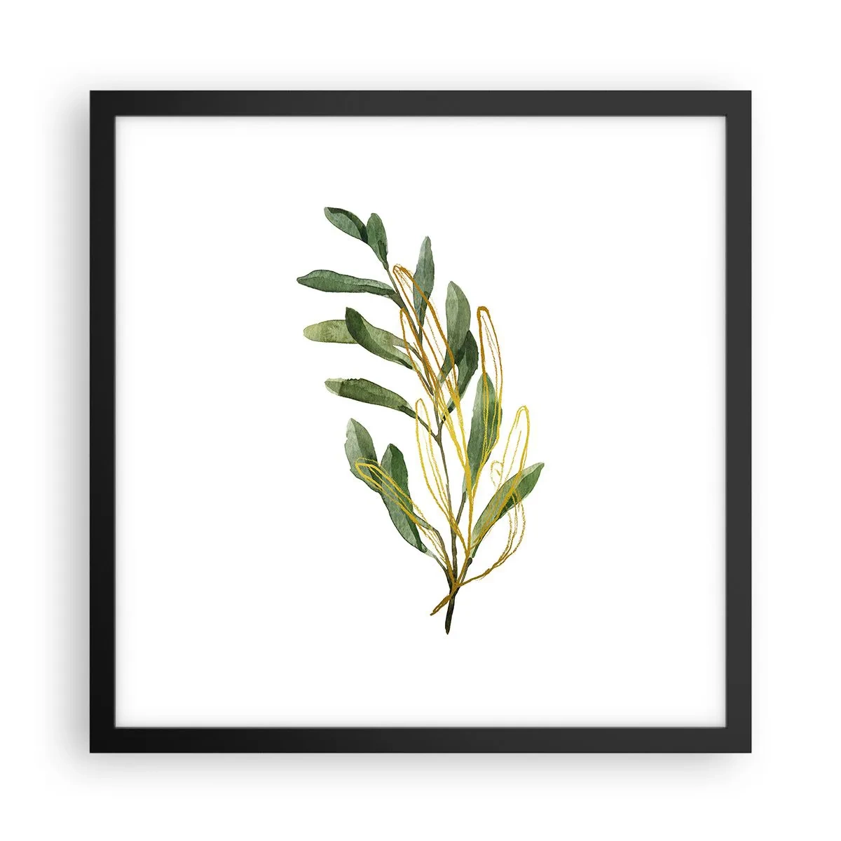 Plakát v černém rámu - Vše, co je dobré - 40x40 cm