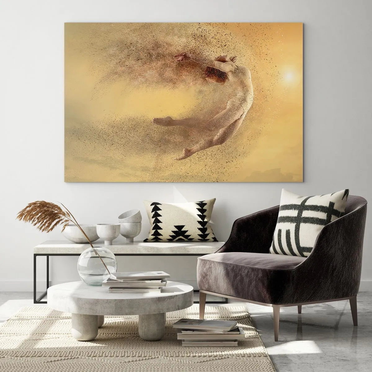 Obraz na skle - V tanečním vytržení - 120x80 cm