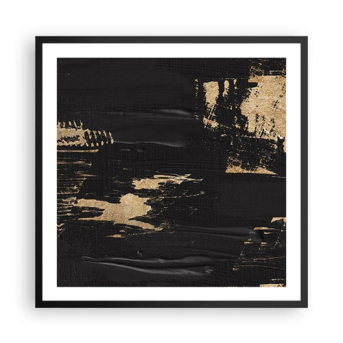 Plakát v černém rámu - Stopa doteku - 60x60 cm