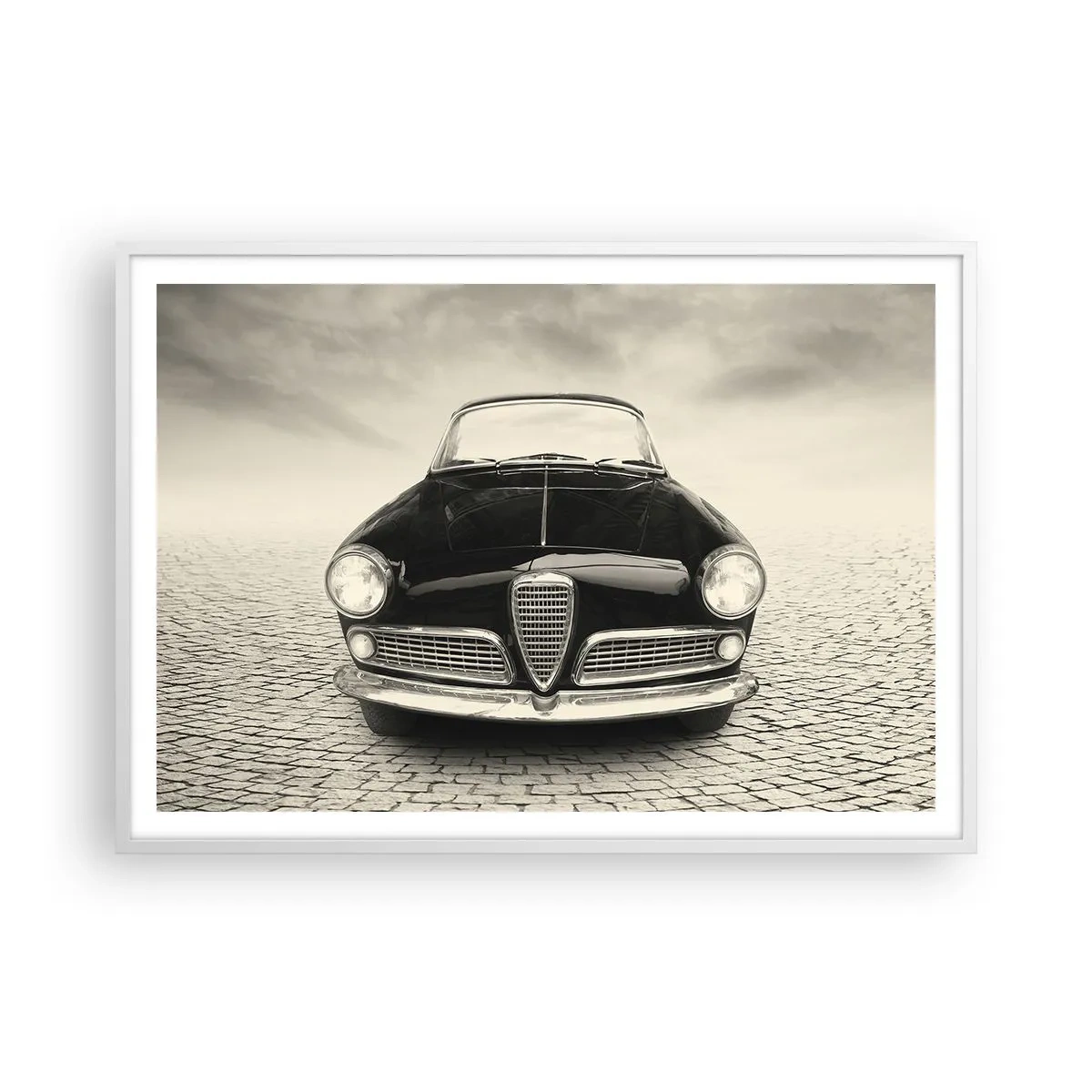 Plakát v bílém rámu - Jak mě nemilovat? - 100x70 cm