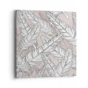 Obraz na plátně - Víření peří - 40x40 cm