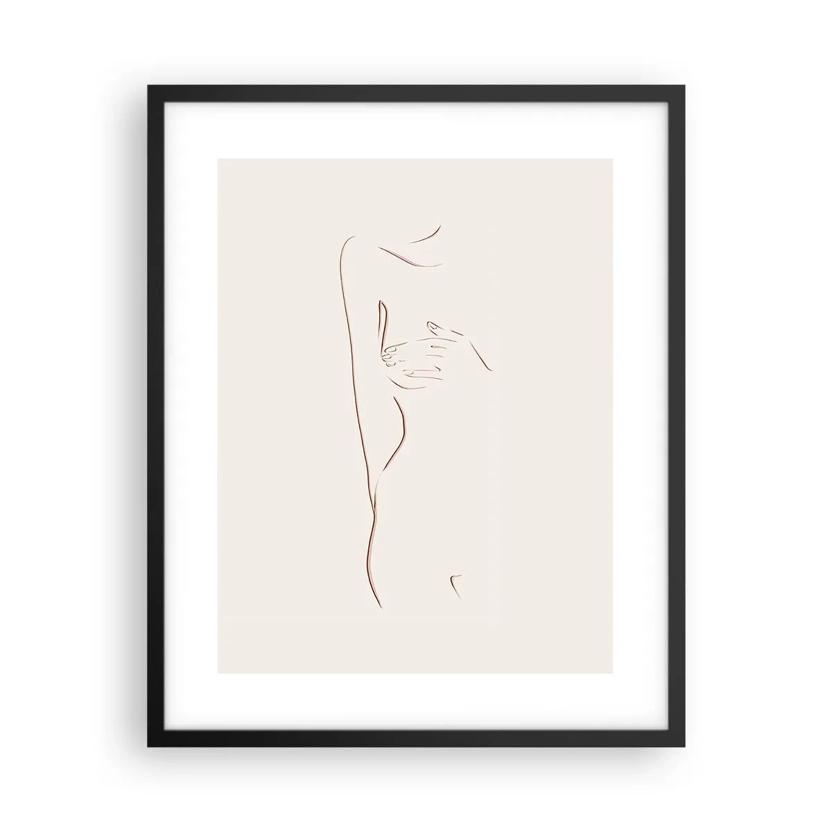 Plakát v černém rámu - Tvar touhy - 40x50 cm