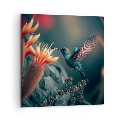 Obraz na plátně - Skutečně pestrý život - 60x60 cm