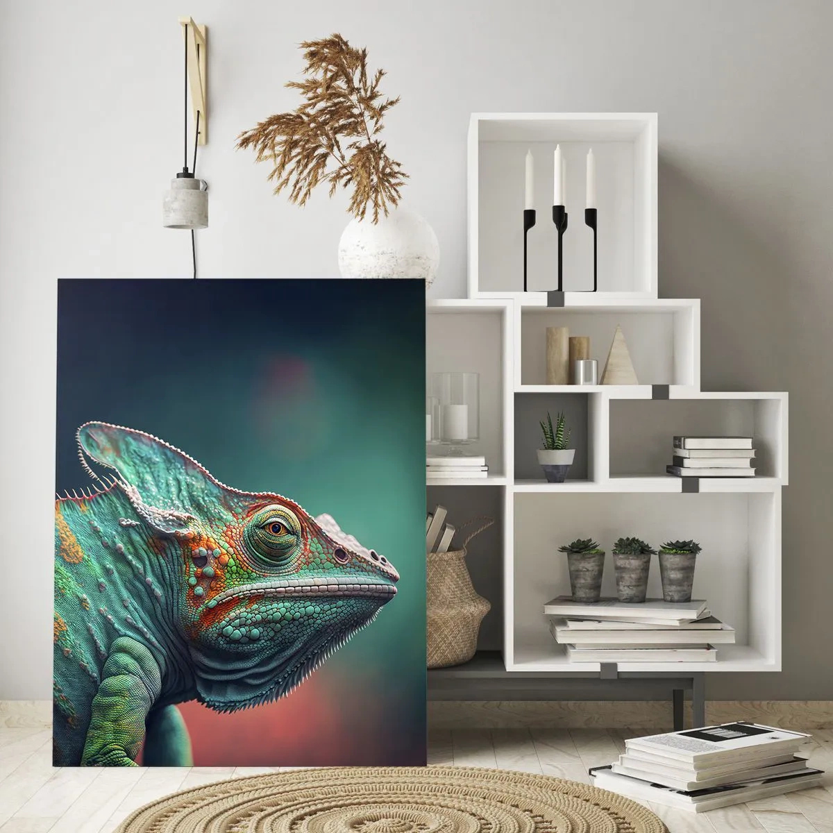 Obraz na skle - Vidíš mě? To není dobré… - 50x70 cm