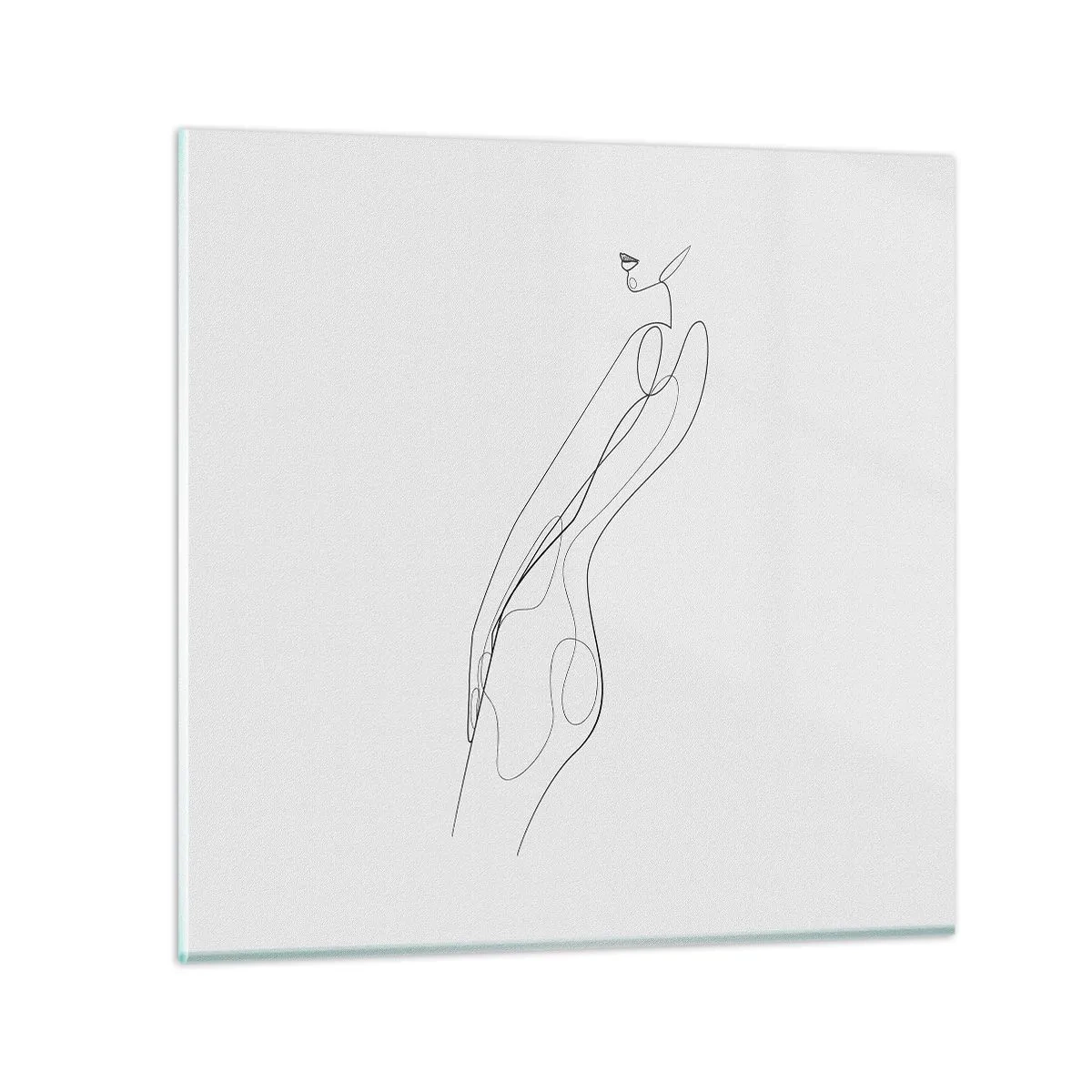 Obraz na skle - Pouze slib - 30x30 cm