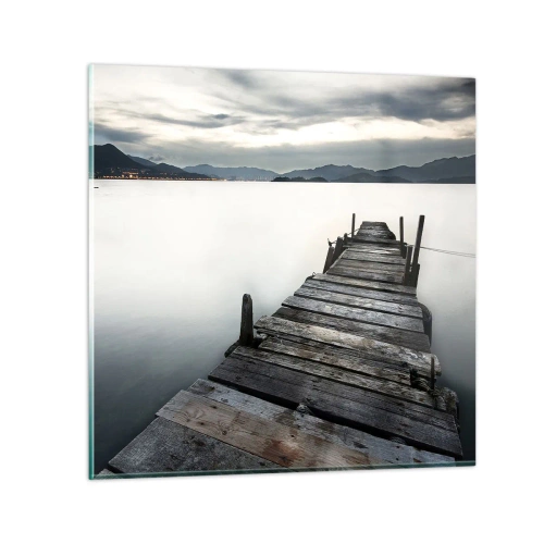 Obraz na skle - Ponořit se do klidu - 70x70 cm