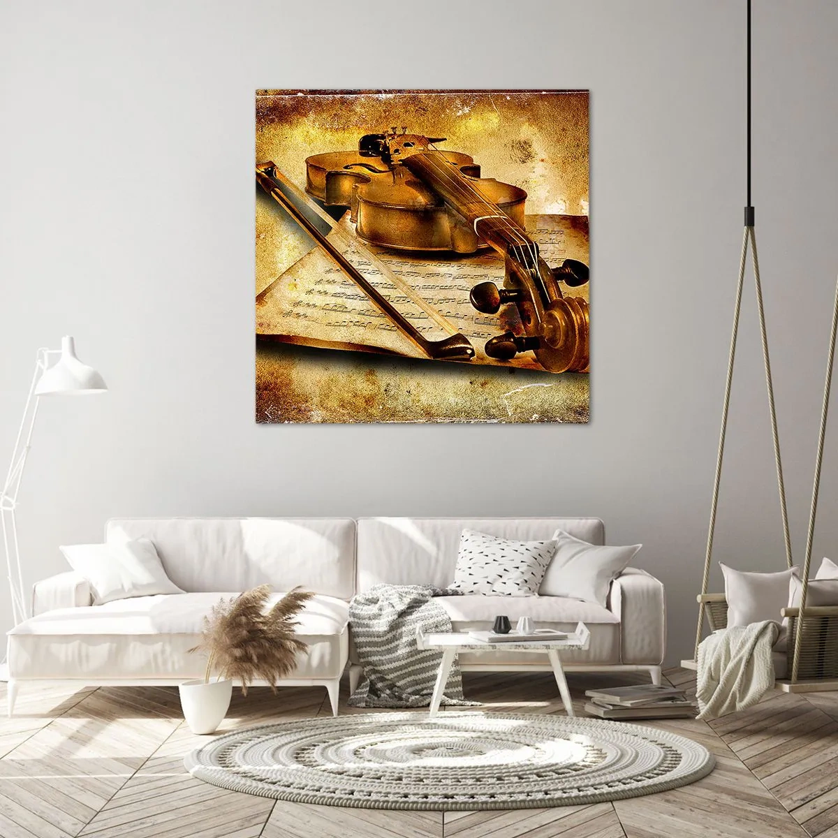 Obraz na plátně - Okamžitě potřebný virtuóz - 70x70 cm