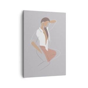 Obraz na plátně - Obrys půvabu - 50x70 cm