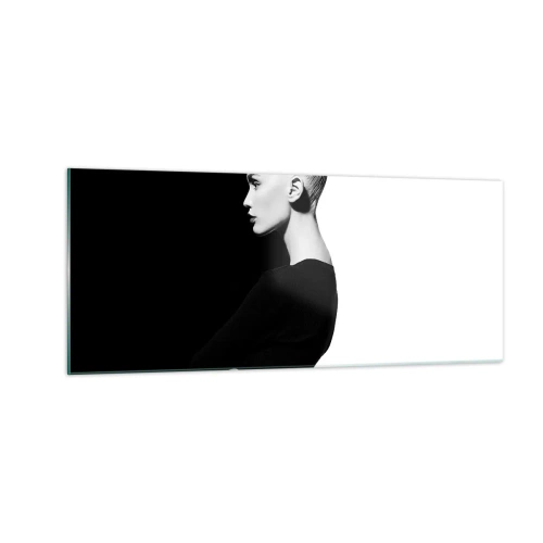 Obraz na skle - Prostě žena - 100x40 cm