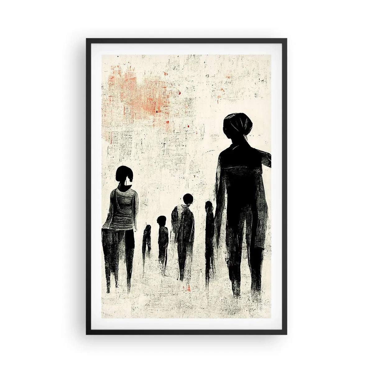 Plakát v černém rámu - Proti samotě - 61x91 cm