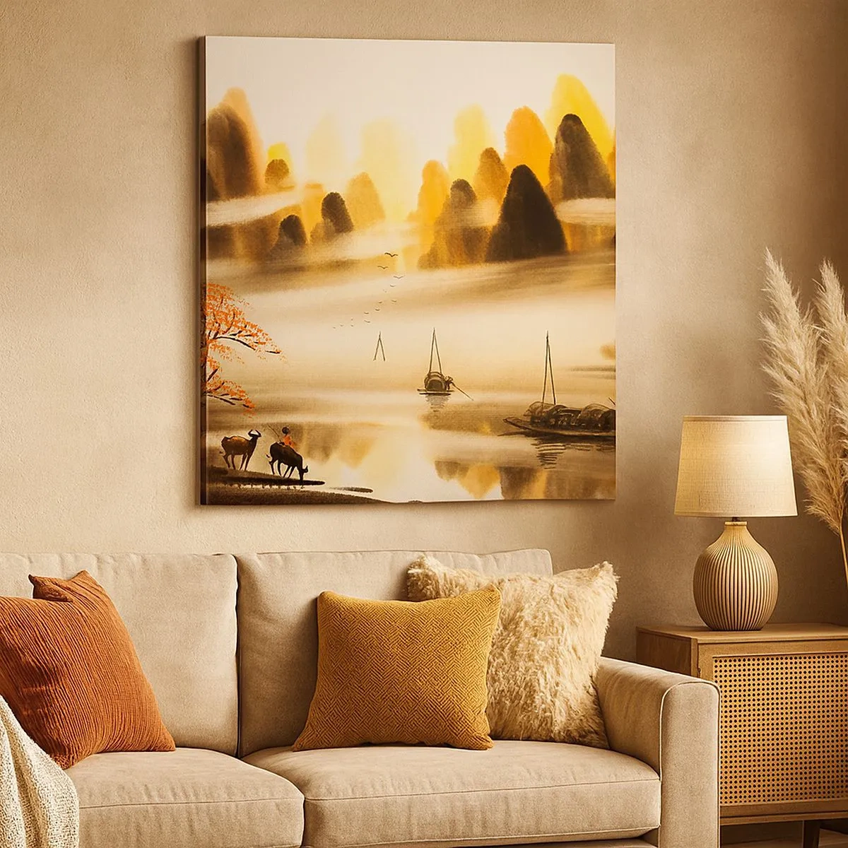 Obraz na plátně - Dál než na Dálném východu - 30x30 cm