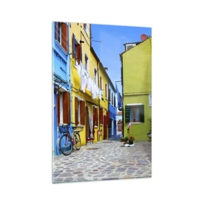 Obraz na skle - Pastelové, sladké zákoutí - 80x120 cm