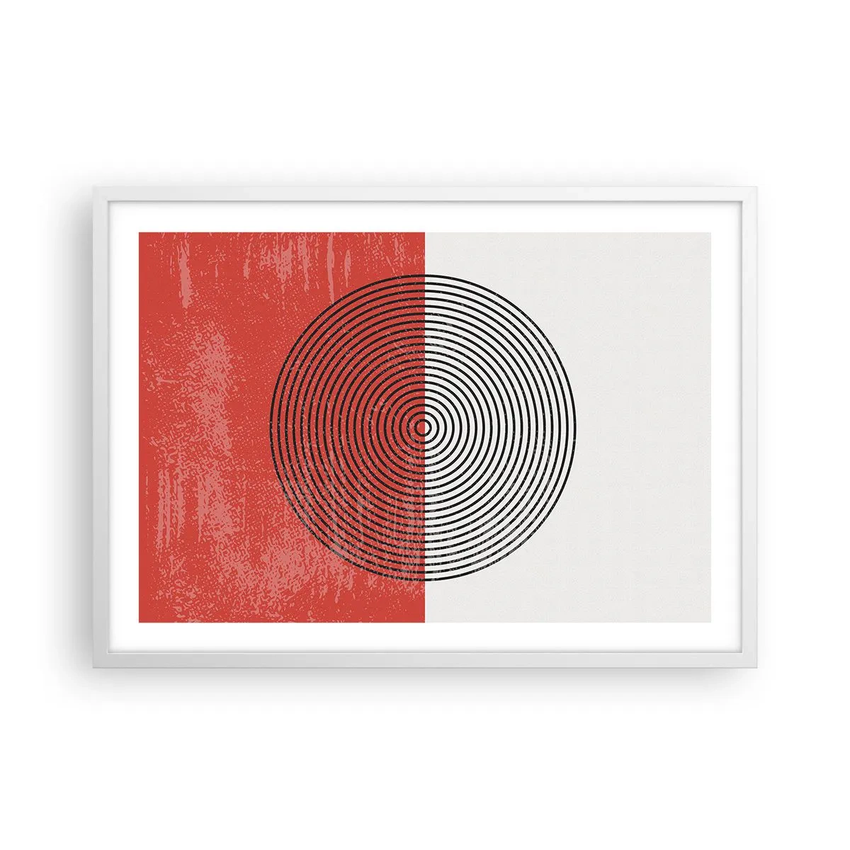 Plakát v bílém rámu - Přesný zásah - 70x50 cm