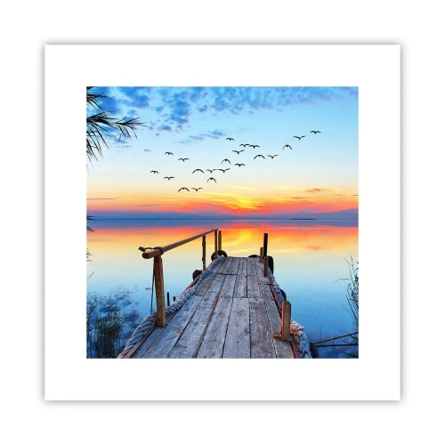 Plakát - Je čas vrátit se… - 30x30 cm