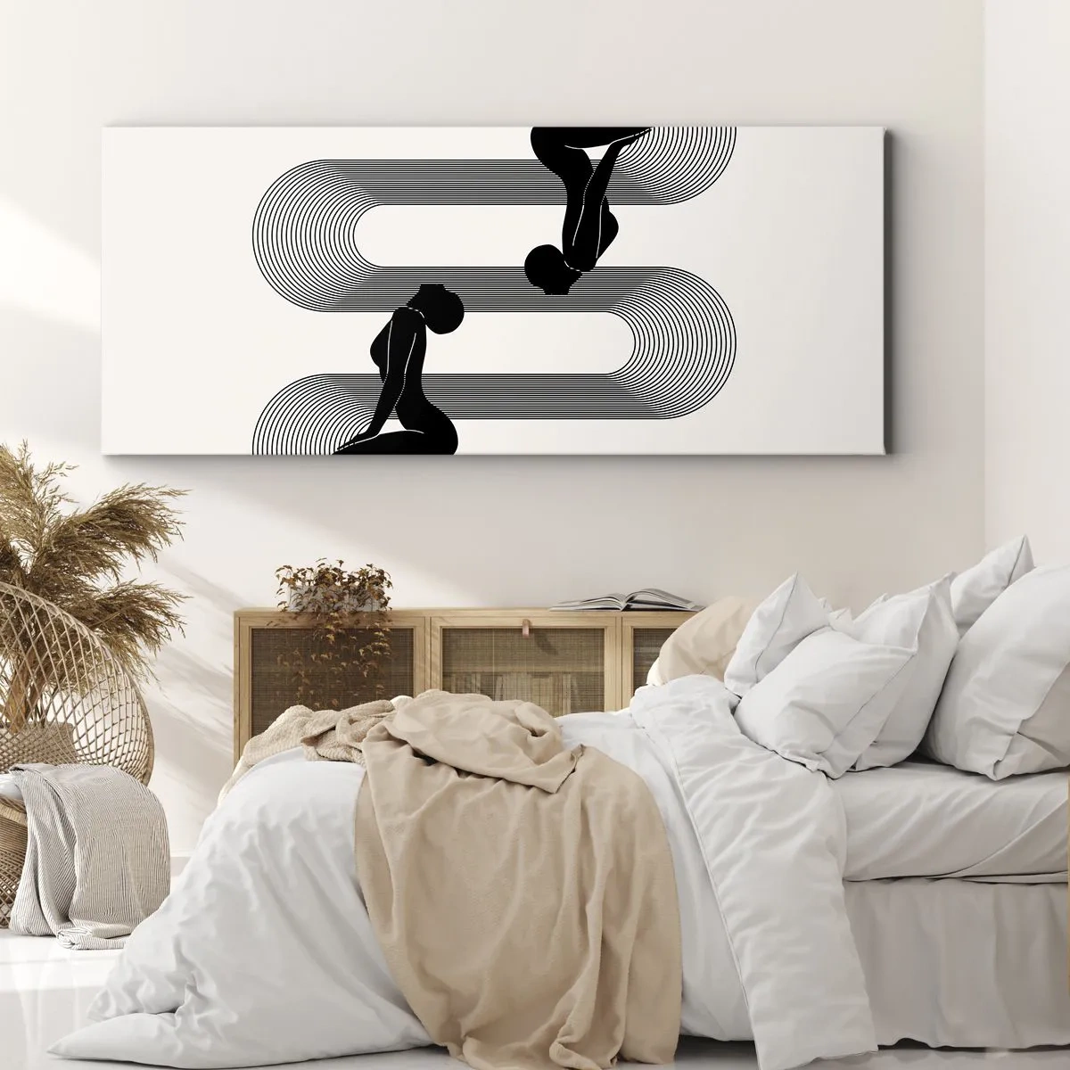 Obraz na plátně - Smyslná symetrie - 100x40 cm