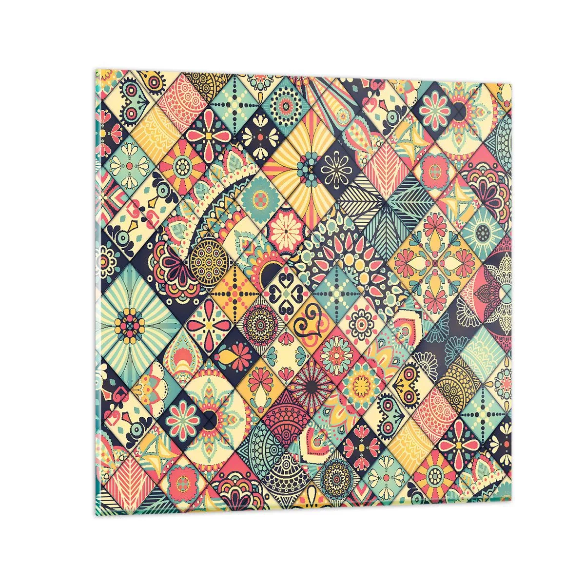 Obraz na skle - Marokánská vize - 50x50 cm