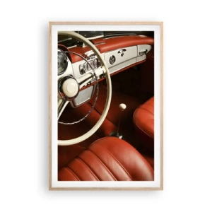 Plakát v rámu světlý dub - Luxus ve stylu vintage - 61x91 cm