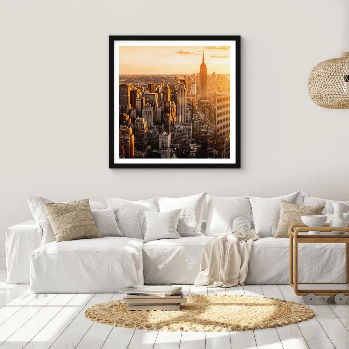 Plakát v černém rámu - Růst na slunci - 60x60 cm