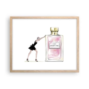 Plakát v rámu světlý dub - Podstata ženskosti - 50x40 cm