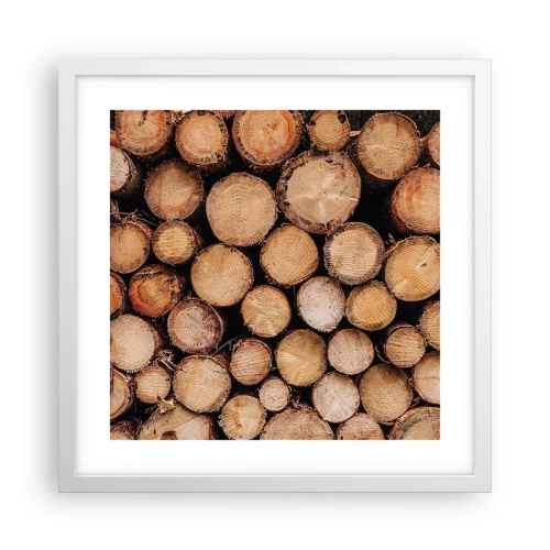 Plakát v bílém rámu - Nový začátek - 40x40 cm