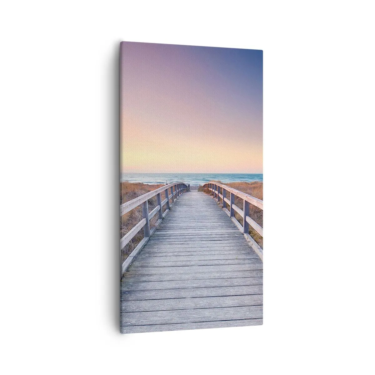 Obraz na plátně - Baltská večerní polární záře - 55x100 cm