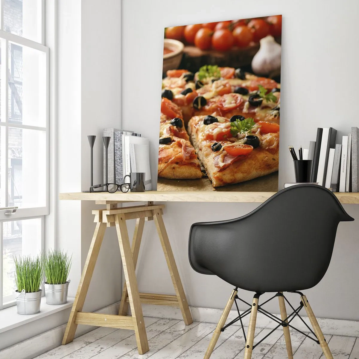 Obraz na skle - Opět jsi měl štěstí - 50x70 cm