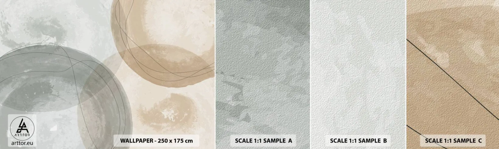 Vzor Fototapety Samolepicí Deluxe Sticker - Pronikání světů - Abstrakce, Kus, Okresy - 100x30 cm