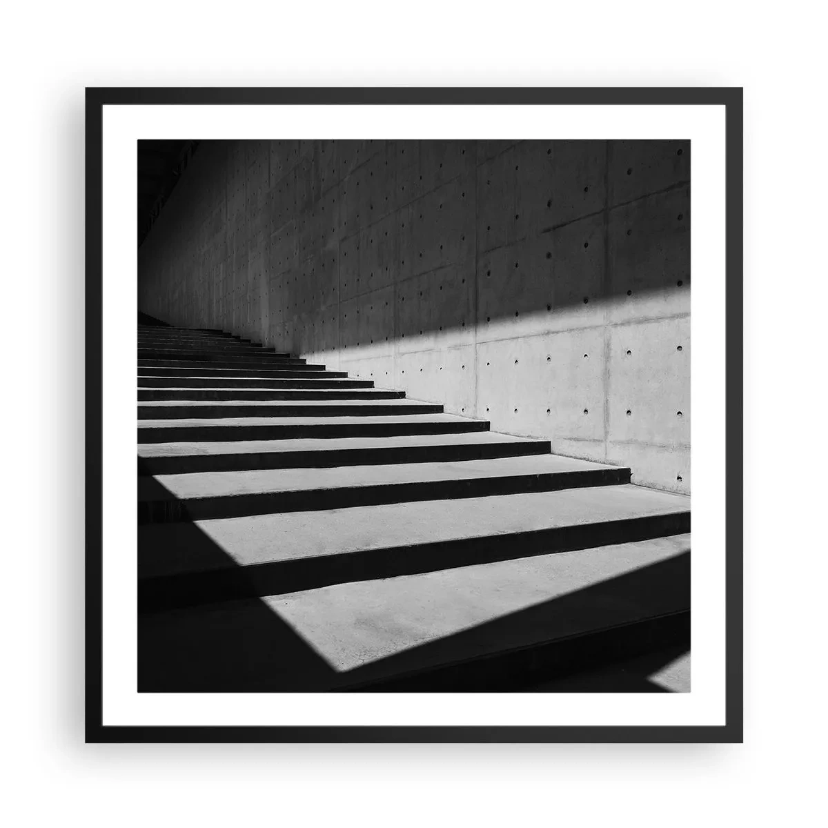 Plakát v černém rámu - Syrová krása modernismu - 60x60 cm