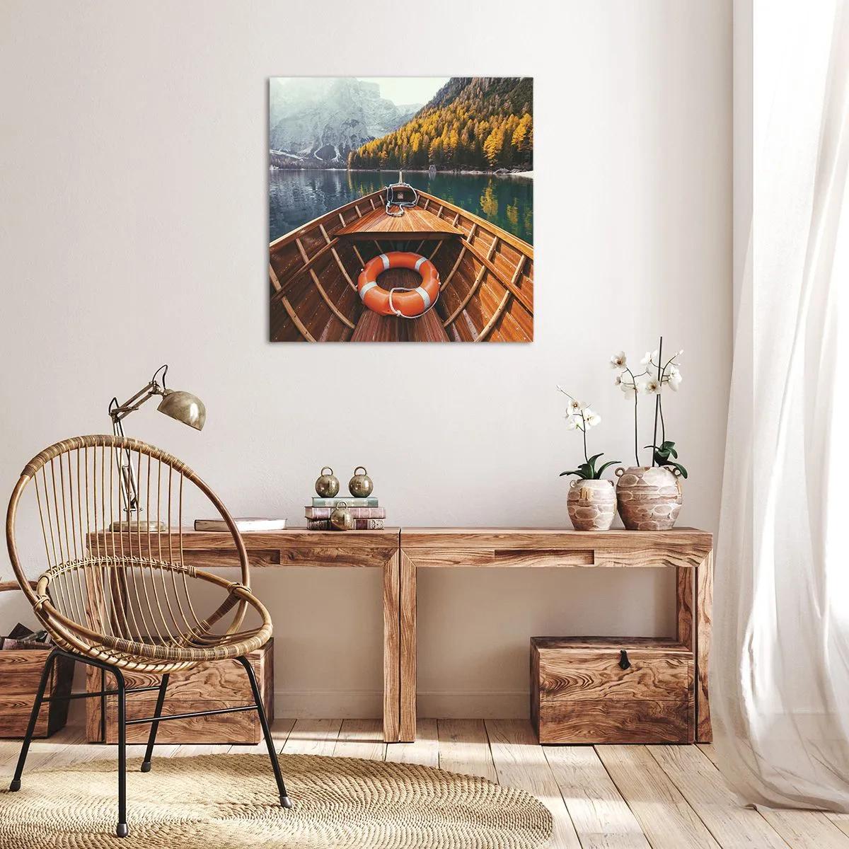 Obraz na plátně - Horská túra - 60x60 cm