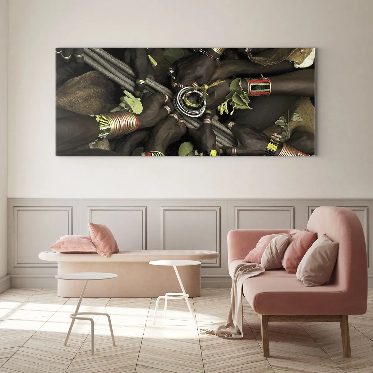 Obraz na skle - Jsme spolu - 100x40 cm