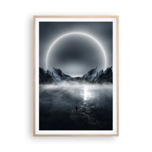 Plakát v rámu světlý dub - Finále příběhu - 70x100 cm