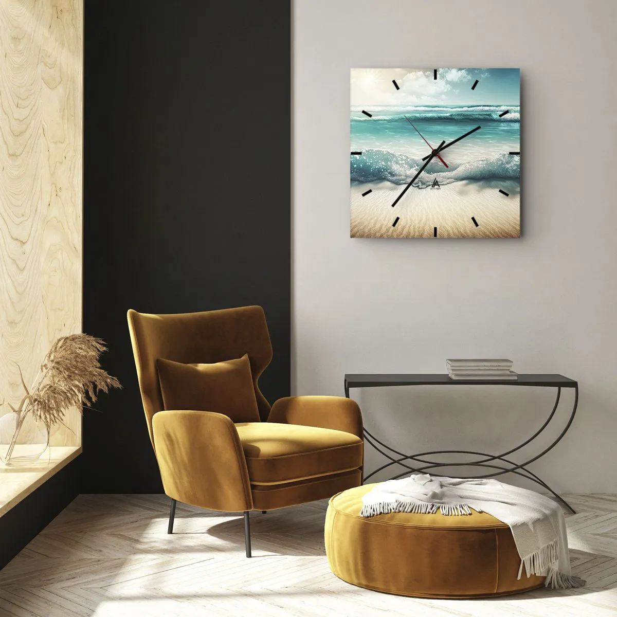Nástěnné hodiny - Klid oceánu - 30x30 cm