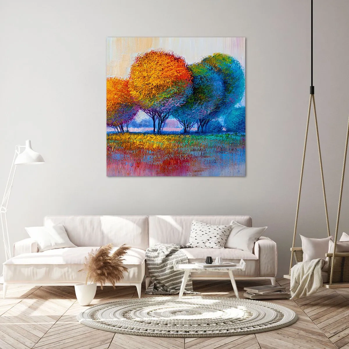 Obraz na plátně - Trs zářivých barev - 60x60 cm