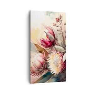 Obraz na plátně - Z profilu a en face - 55x100 cm