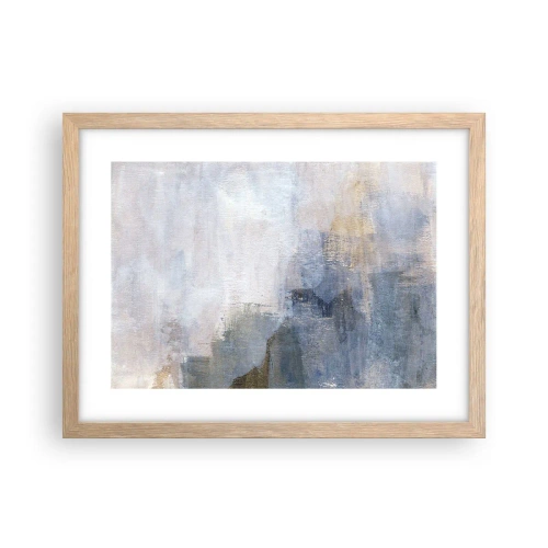 Plakát v rámu světlý dub - Tóny a akordy barev - 40x30 cm