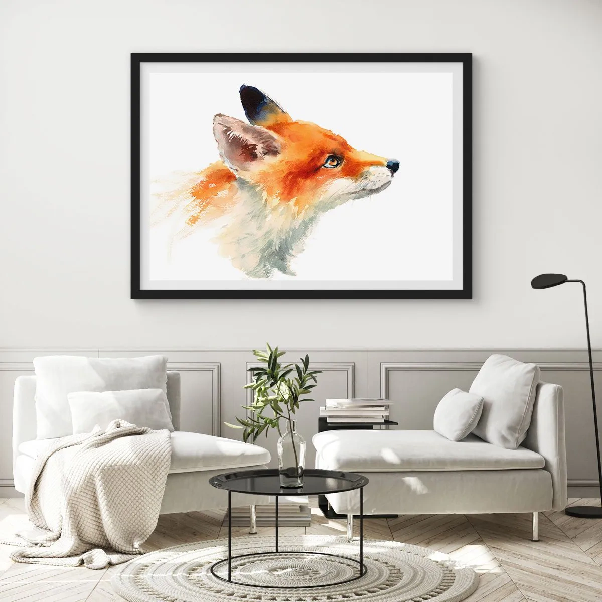 Plakát v černém rámu - Opatrnosti není nikdy dost - 70x50 cm