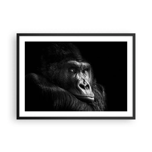 Plakát v černém rámu - Na co tak koukáš? - 70x50 cm