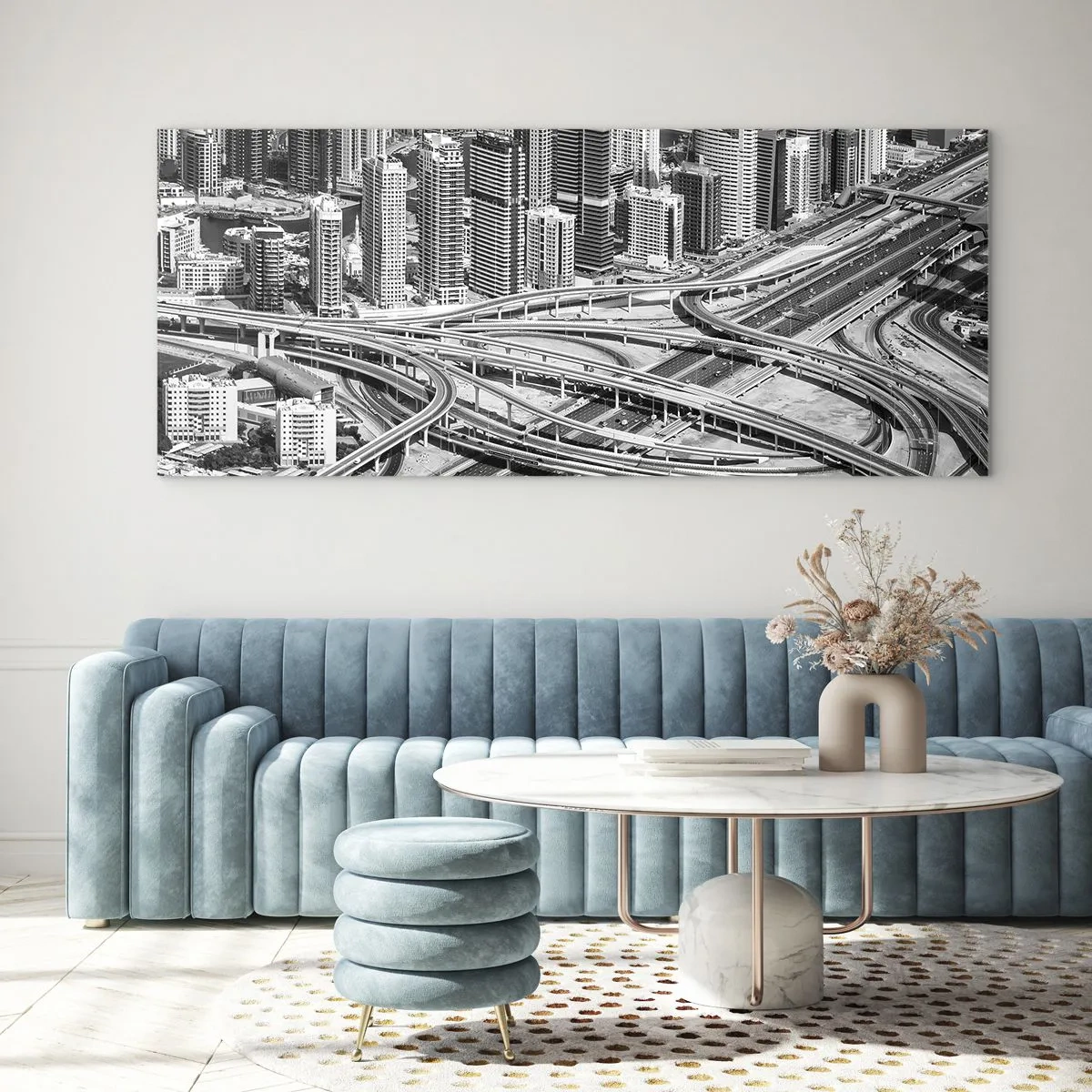 Obraz na skle - Dubaj – nemožné město - 120x50 cm