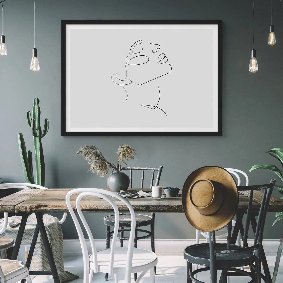 Plakát v černém rámu - Meandry snu - 70x50 cm
